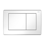 Металлическая панель смыва для унитаза TECEplanus, белая глянцевая