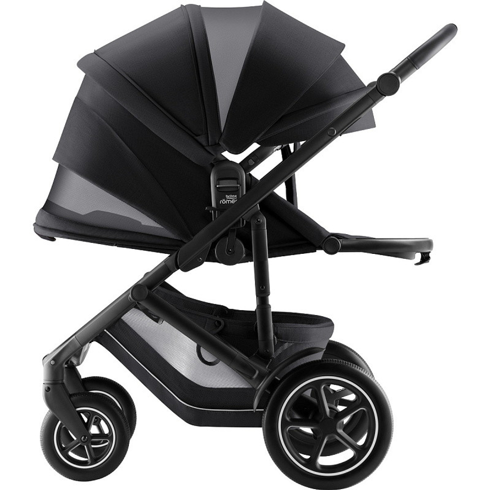 Детская коляска 3 в 1 Britax Roemer Smile 5Z Style и автокресло Baby-Safe Core Midnight Grey Carbon Black