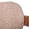 Стул Oberon, бежевая рогожка, ножки орех