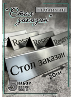 Табличка стол заказан настольная