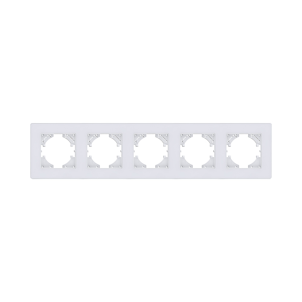 Рамка 5-постовая, белый Kollinger Eleganz Acryl EA5WH