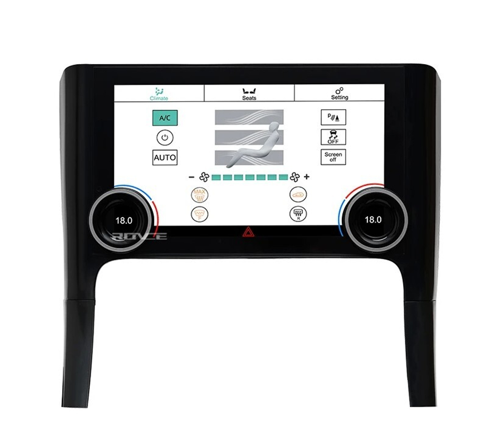 Сенсорная панель климата Range Rover Sport 2009-2013 - Radiola LCD/ЖК экран 10", съёмные боковые планки