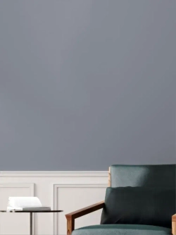 Краска для стен, обоев и потолков акриловая моющаяся интерьерная матовая цветная серый туман RAL 7000 Palizh 3,7 кг