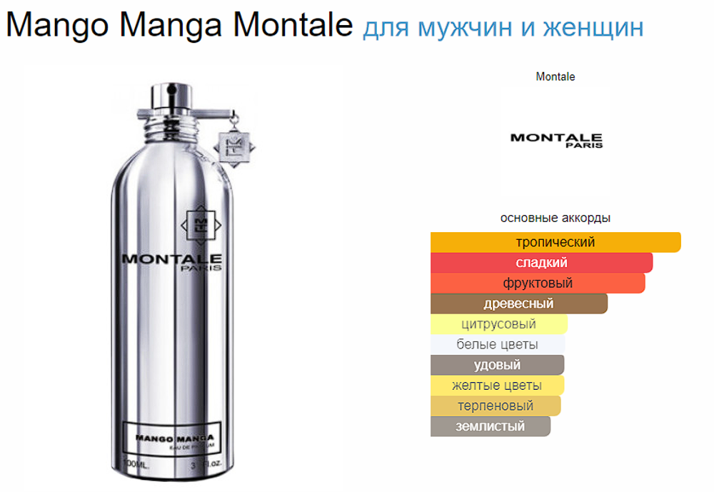 Montale Mango Manga 100ml (duty free парфюмерия)