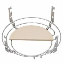 Керамический угольный гриль Monolith Two.55, 43 см, с ножками и столиками, чёрный