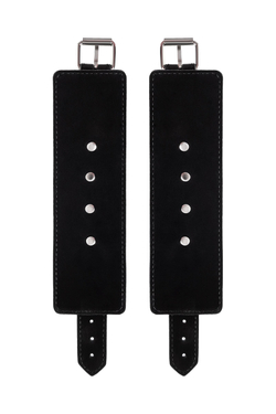 Наручники Anonymo #0103, PU кожа, черные