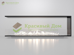 Торцевой биокамин 1600