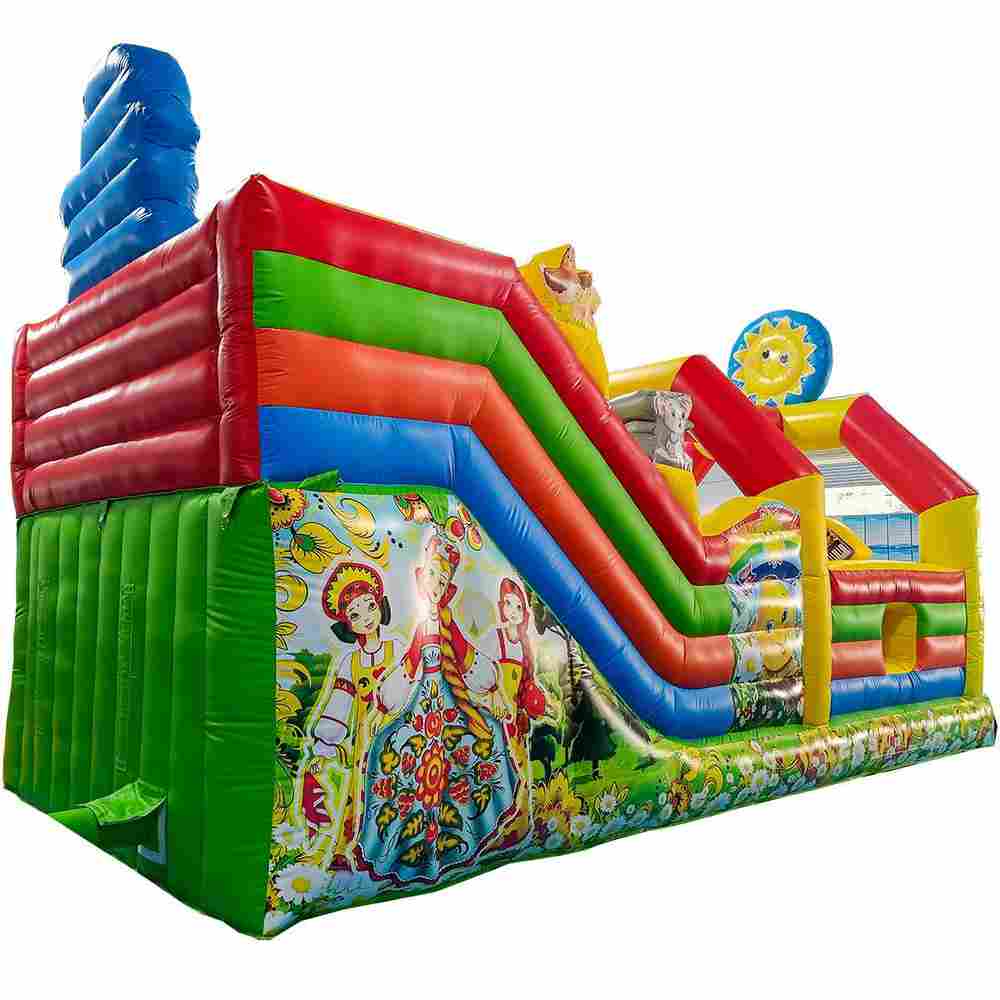 Коммерческий надувной батут «Добрая русская сказка 2», 8*4*5 м