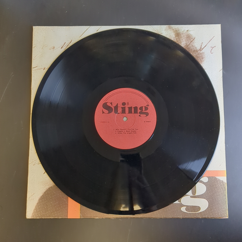 LP Sting - Englishman In New York. Виниловая пластинка 12 дюймов. 1990 год.