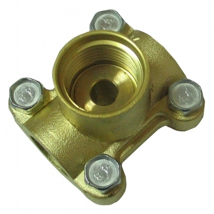 Хомут на трубу для врезки 1/2 латунь