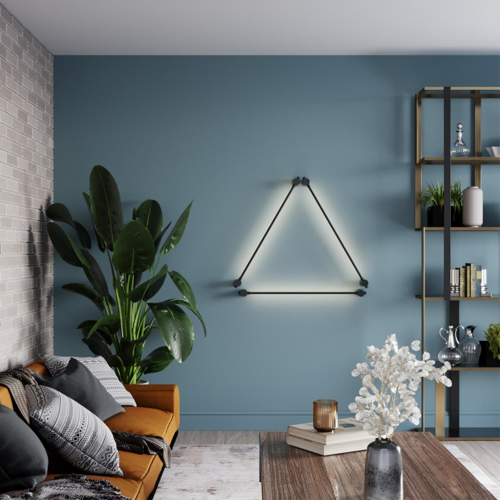 4395/8WL HIGHTECH ODL23 000 черный/металл Настенный св-к IP20 LED 8W 320Лм 3000K DALIA