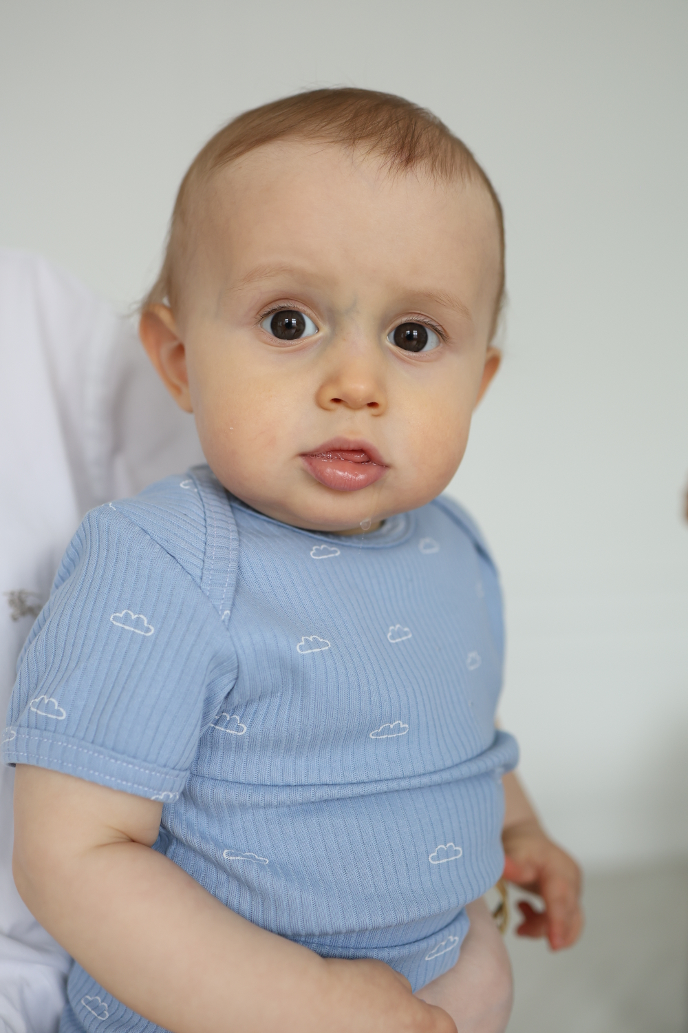 Боди с коротким рукавом, Облачка