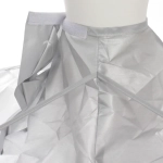 Пеньюар - накидка парикмахерский «Barber SALON», круглый, цвет серебро, d-60см