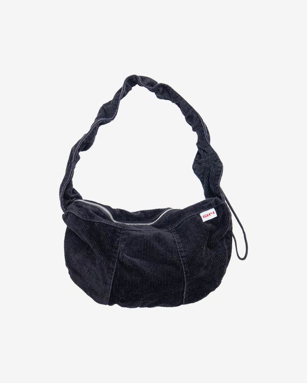 Сумка Кросс-боди вельветовая черная - фото 1