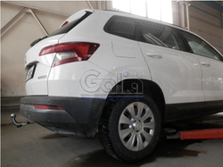 Фаркоп оцинкованный Galia S119C для Skoda Karoq 2018-, Seat Ateca 2016-(паспорт и сертификат в комплекте)(без электрики)
