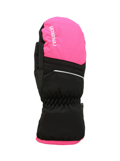Варежки REUSCH Alan Junior Mitten Black/Pink Glo (inch (дюйм):6)