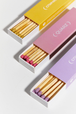 Спички QUARZ розовые