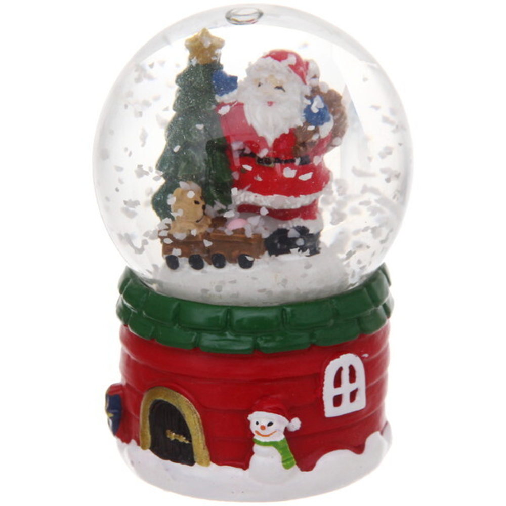 Сувенир Снежный шар «Волшебный привет» 6,5*4,5 см, микс