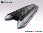 Лодка надувная моторная solar-470 strela jet tunnel