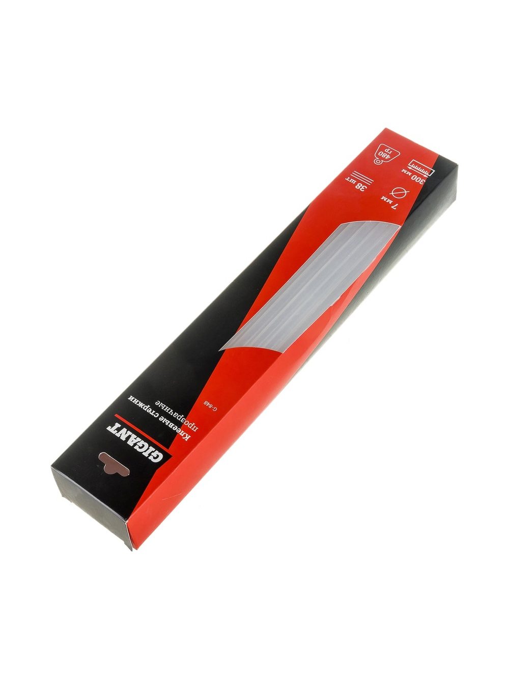 Стержни клеевые (38 шт; 7x300 мм; прозрачные; 480 гр) Gigant G-848