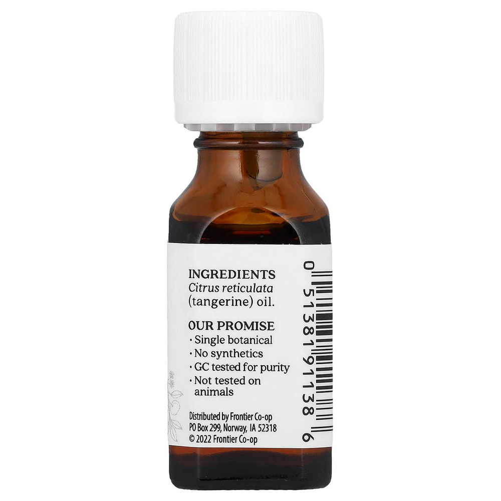 Aura Cacia, Чистое эфирное масло, мандарин, 15 мл (0,5 жидк. унц.)