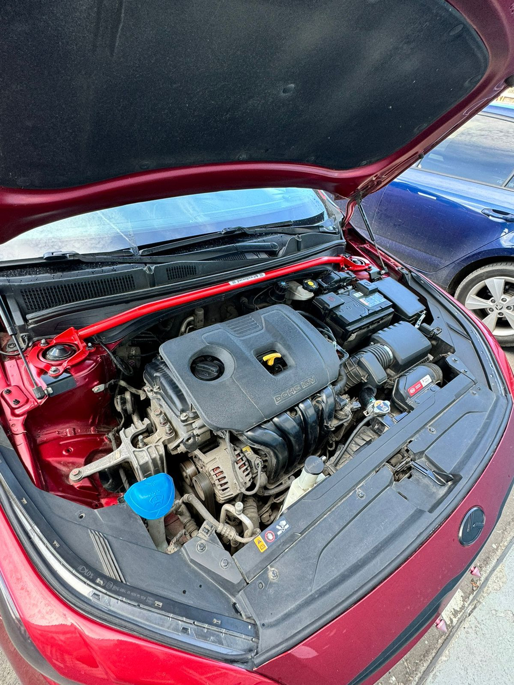 Распорка передних стоек Kia Cerato 4, Forte 3, K3 BD (ПОД ЗАКАЗ)