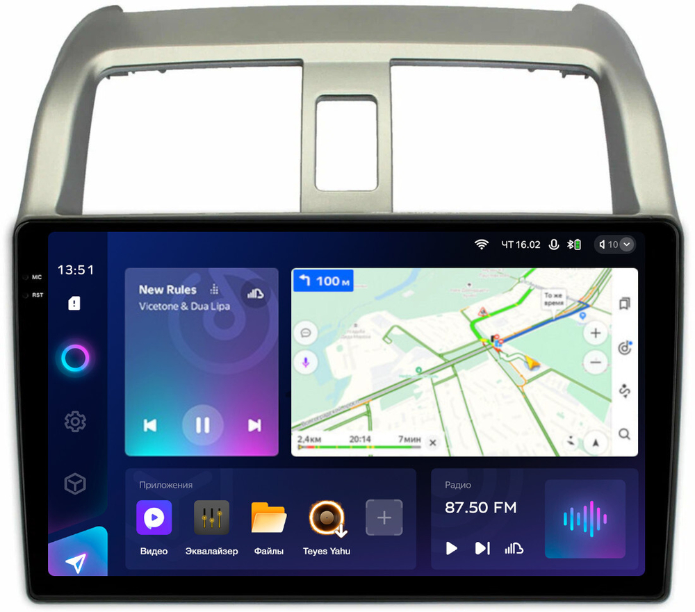 Магнитола для Honda Airwave 2005-2010 - Teyes CC3-2K монитор 9.5" 2K QLED на Android 10, ТОП процессор, CarPlay, 4G SIM-слот