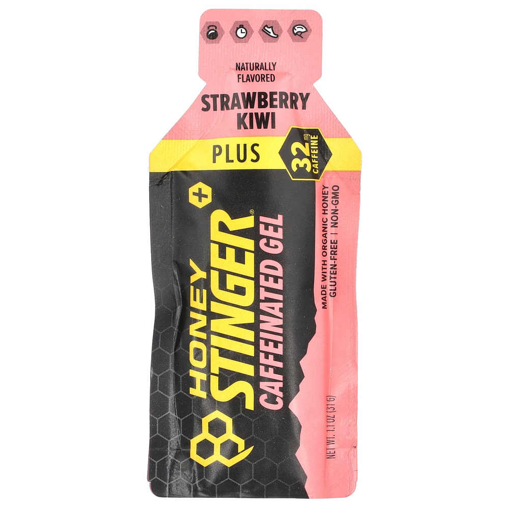 Honey Stinger, Energy Gel, клубника и киви, 24 пакетика по 31 г (1,1 унции)