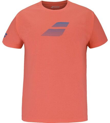 Мужская теннисная футболка Babolat Exercise Big Flag - Оранжевый