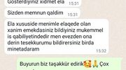 Hüseynov İlkin: Əla. X&uuml;susilə də mənimlə əlaqədə olan xanım əməkdaşınız bildiyiniz m&uuml;kəmməl iş qabiliyyətindədir. Mən əvəzdən ona dərin təşəkk&...