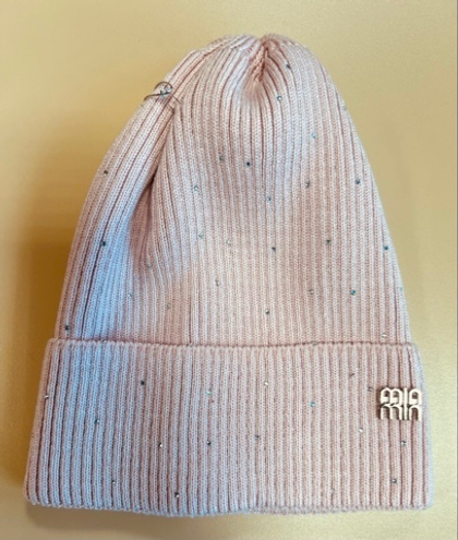 Шапка демисезонная на девочку со стразами