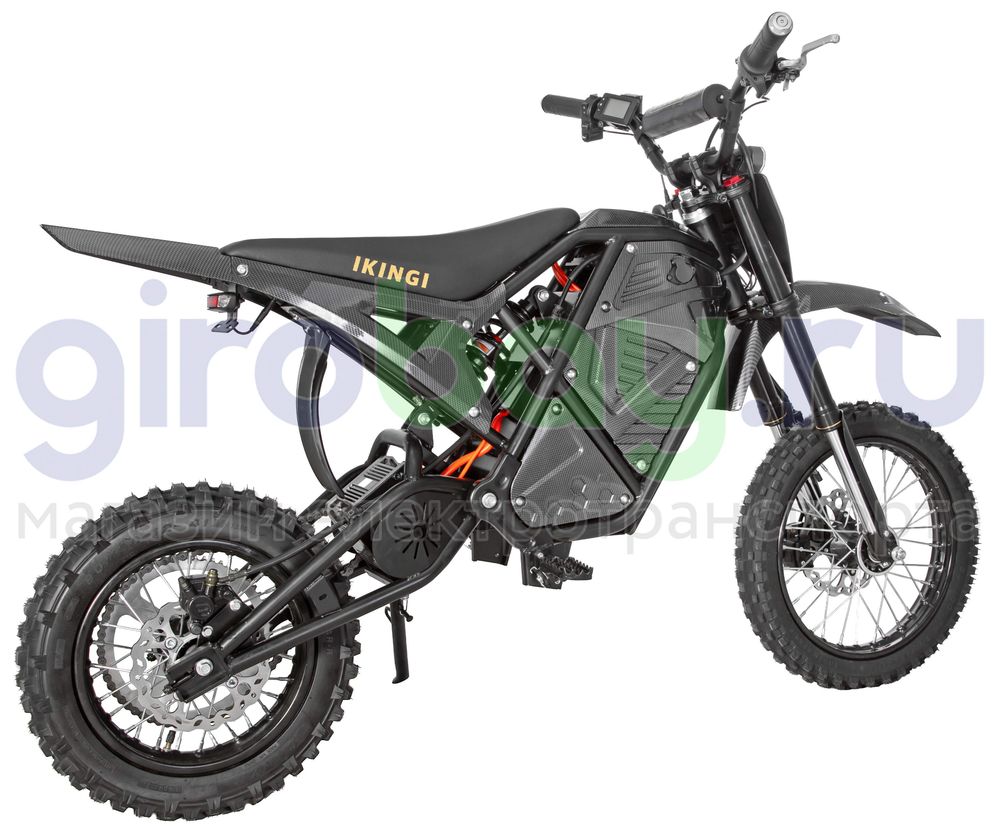 Электропитбайк IKINGI S9 MINI (48V/25Ah) - Карбон фото №7