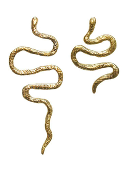 Сережки ассиметричные «Змеи»