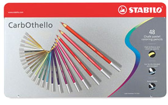 Набор карандашей для ретуши цветные, 48 шт, упак