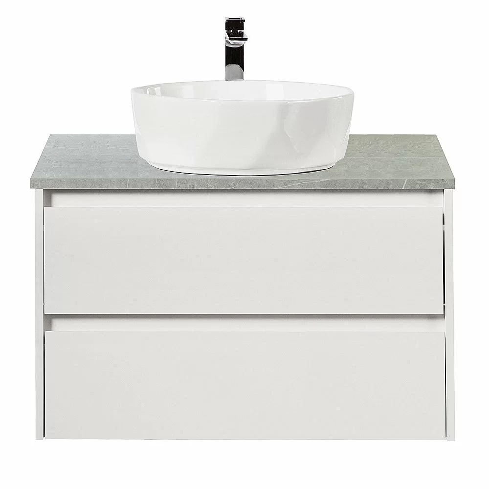 Тумба с раковиной и столешницей BelBagno KRAFT 90 Bianco Opaco