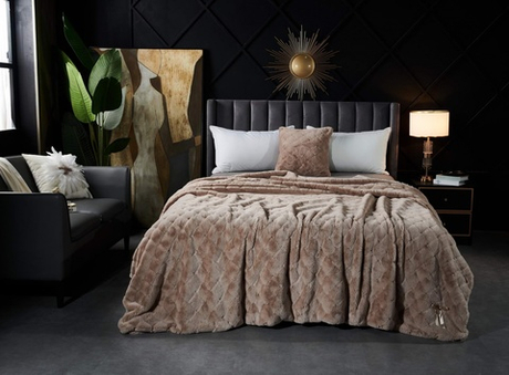 Плед 160x220 Sofi De MarkO Бернард бежевый