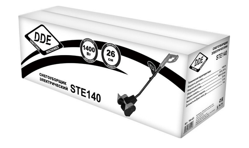 Снегоуборщик электрический DDE STЕ 140