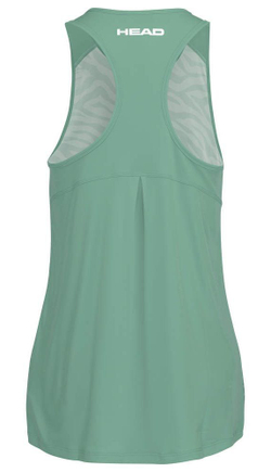 Футболка для девочки теннисная Head Agility Tank Top G - nile green/print vision