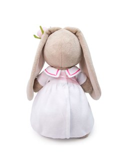 Мягкая игрушка Зайка Ми в платье с сумочкой 25см