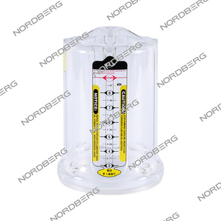 Колба осмотровая для установок 2379, внешняя резьба после 2020 г. NORDBERG 01-00004699