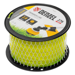 Леска для триммера круглая, 2,0мм х 276м, на DIN катушке FLEX CORD,  Denzel