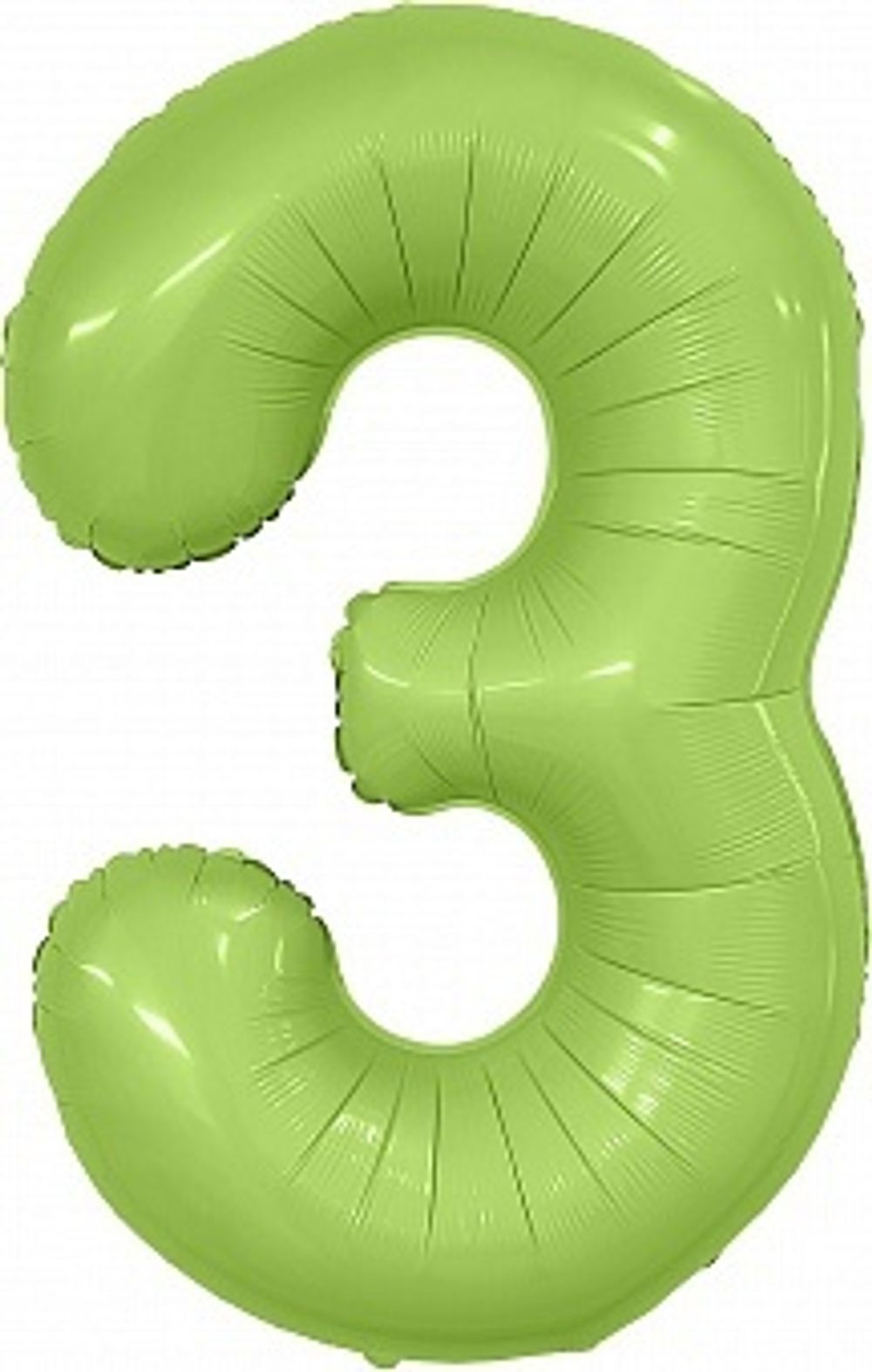 Р Цифра 3 Slim Фисташка (40''/102 см)