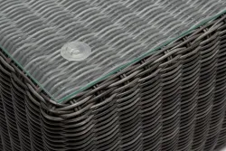 "Боно" лаунж-зона из искусственного ротанга, цвет графит