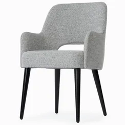 Стул Onsen 2, серый, черные ножки