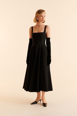 Платье миди (Знакомство с родителями), черное