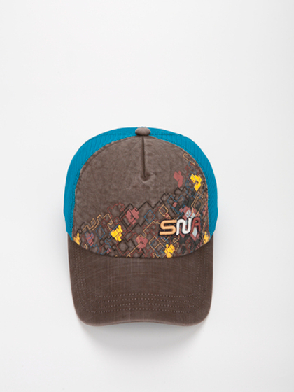 Бейсболка Snapp SN (коричневый/бирюзовый)