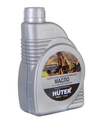 Масло моторное 10W-40 полусинтетическое для четырёхтактных двигателей Huter