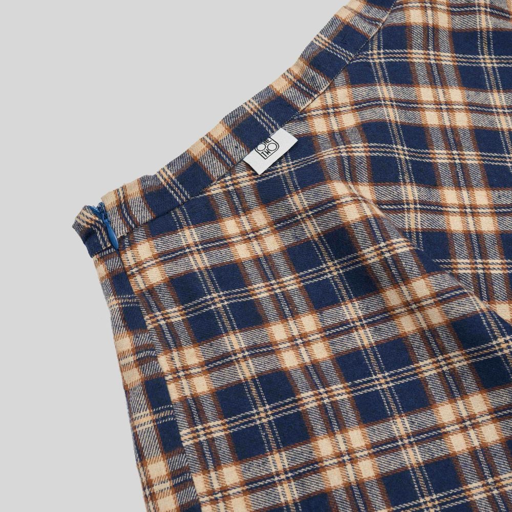 Юбка One Two A-line navy