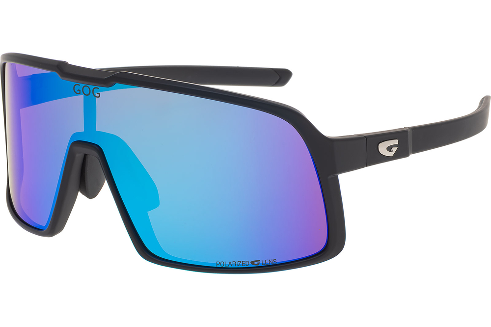 Спортивные очки GOG Kari / Matt Black / Polarized Reflex White-Blue