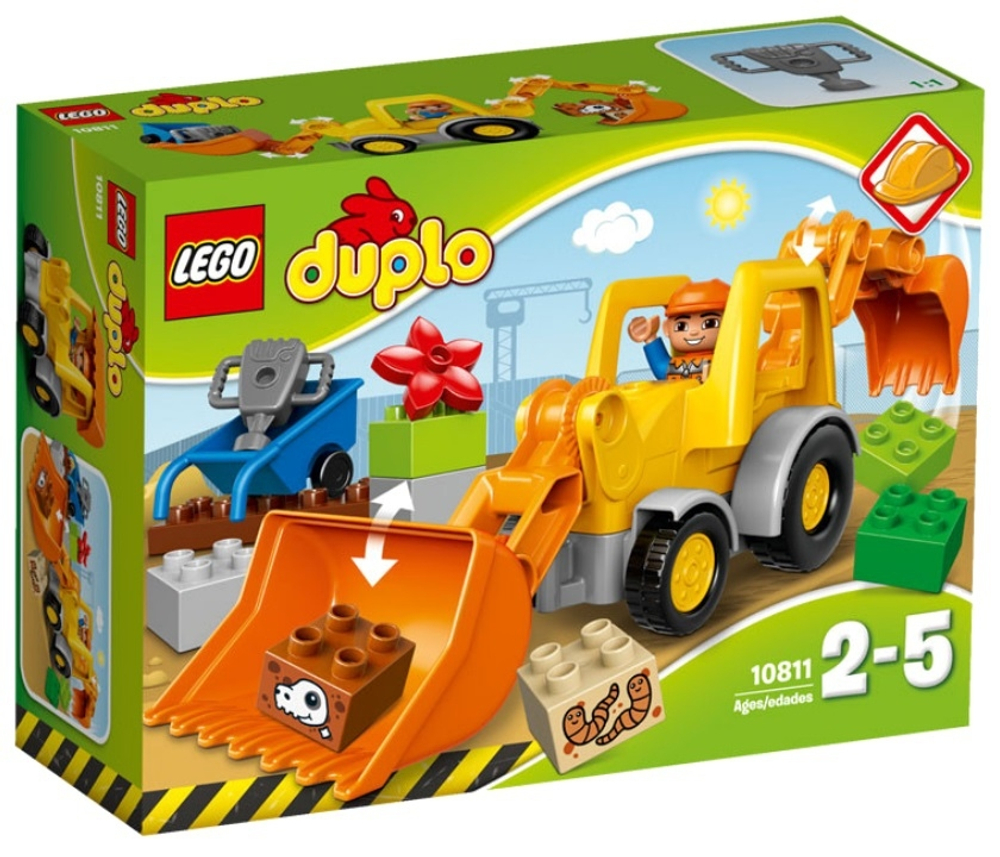 LEGO Duplo: Экскаватор-погрузчик 10811 — 10811 Backhoe Loader — Лего Дупло